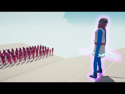 Every God: Zeus & Ballista vs x100 Clubbers | TABS - Totally Accurate Battle Simulator