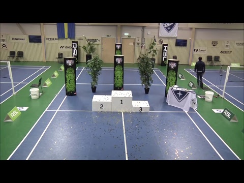 Badminton Junior-SM 2018 Umeå. Semi och Finaler.