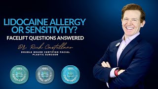 Unveiling the Truth: Lidocaine Allergy or Sensitivity? Your Facelift FAQs Resolved! 🌟