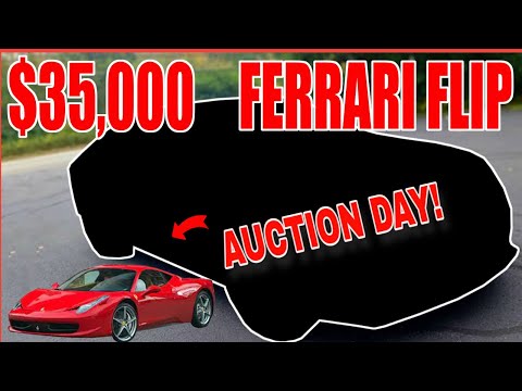 Super Car Auction Day! - Flipping $400 to a Ferrari - Flying Wheels