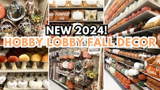NEW 2024 HOBBY LOBBY FALL DECOR 🎃 FALL DECORATIONS | FALL DECORATING IDEAS