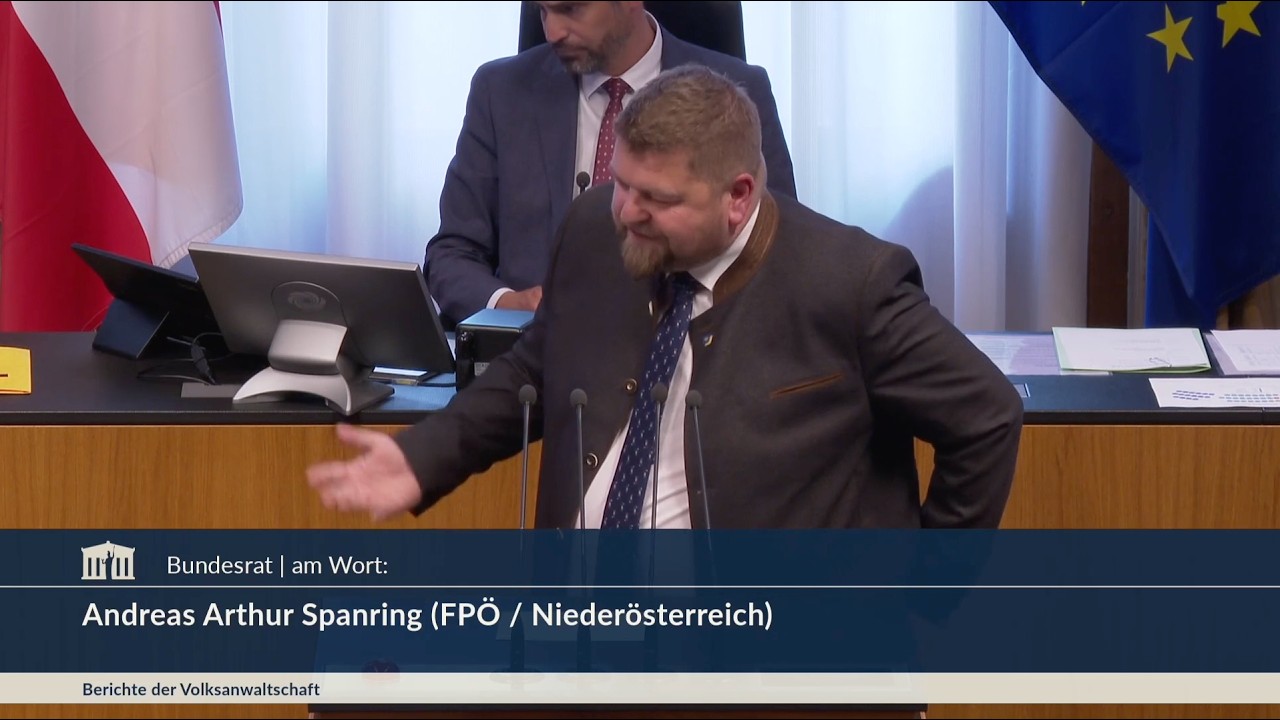 Andreas Arthur Spanring - Berichte der Volksanwaltschaft - 7.5.2026