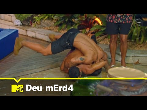 FORAM PRO CHÃO? A brincadeira de Matheus e Gui foi longe demais | Rio Shore T3