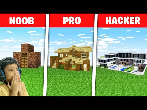 Minecraft NOOB V/S PRO BUILD BATTLE CHALLENGE