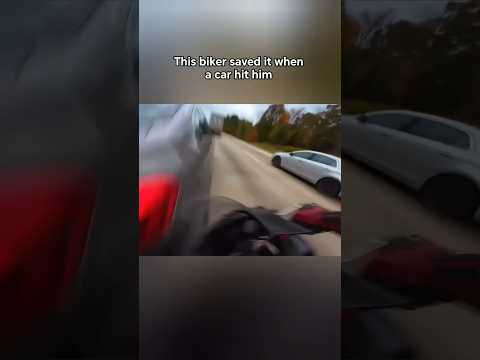 This biker refused to go down 👌 (Via: @alex-ds) #shorts