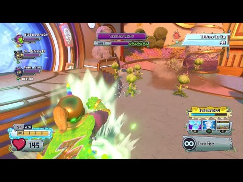 Plants vs Zombies GW2 Graveyard Ops Time Park Multiplayer Ops