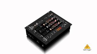 Video thumbnail for BEHRINGER PRO MIXER NOX303 Premium 3-Channel DJ Mixer with infinium "Contact-Free" VCA Crossfader by Behringer