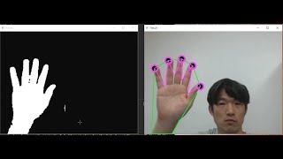 OpenCV를 사용하여 손 검출하기 (Hand Detection using OpenCV HSV Color Space )