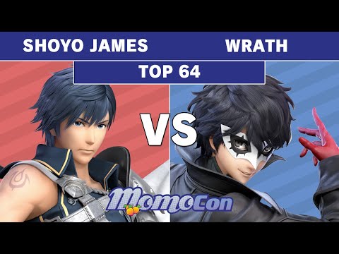 Momocon 2019 Shoyo james (Chrom) vs Wrath (Joker) Top 64 Winners - Smash Ultimate