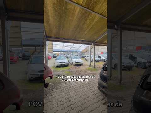 On explore une concession de voiture abandonnée ! #urbex #explore #shorts