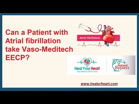 Can a patient with atrial fibrillation take Vaso- Meditech EECP?