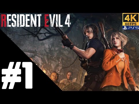 RESIDENT EVIL 4 REMAKE Walkthrough Gameplay Part 1 – PS5 4K 60FPS No Commentary
