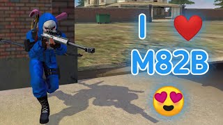 SOLO VS SQUAD  HOW TO USE M82B SNIPER 😂 !!!!