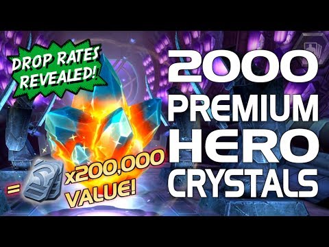 2000 Premium Hero Crystal Opening (4 Million PHC Shards) | Marvel Contest of Champions