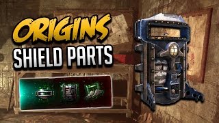 BO3 "ORIGINS" SHIELD Guide / ALL Parts & Spawns (Black Ops 3 DLC 5: Zombies Chronicles)