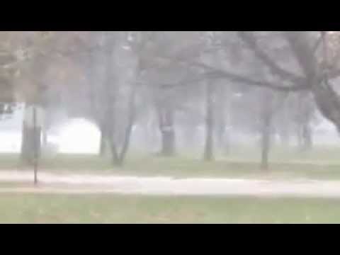 First Snow of the Year in Cedar Rapids Iowa