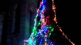 preview picture of video 'Christmas Tree And Lights Newport On Tay Fife Scotland'