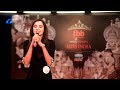 Stefy Patel's introduction at Miss India 2018 Jharkhand Auditions