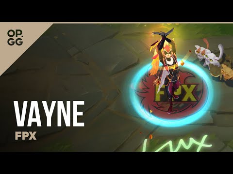 League of Legends FPX Vayne OP.GG Skin Review