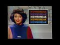 4 12 1985 CBS Newsbreak With Lark McCarthy Space Shuttle Launches Satellite Madrid Bombing