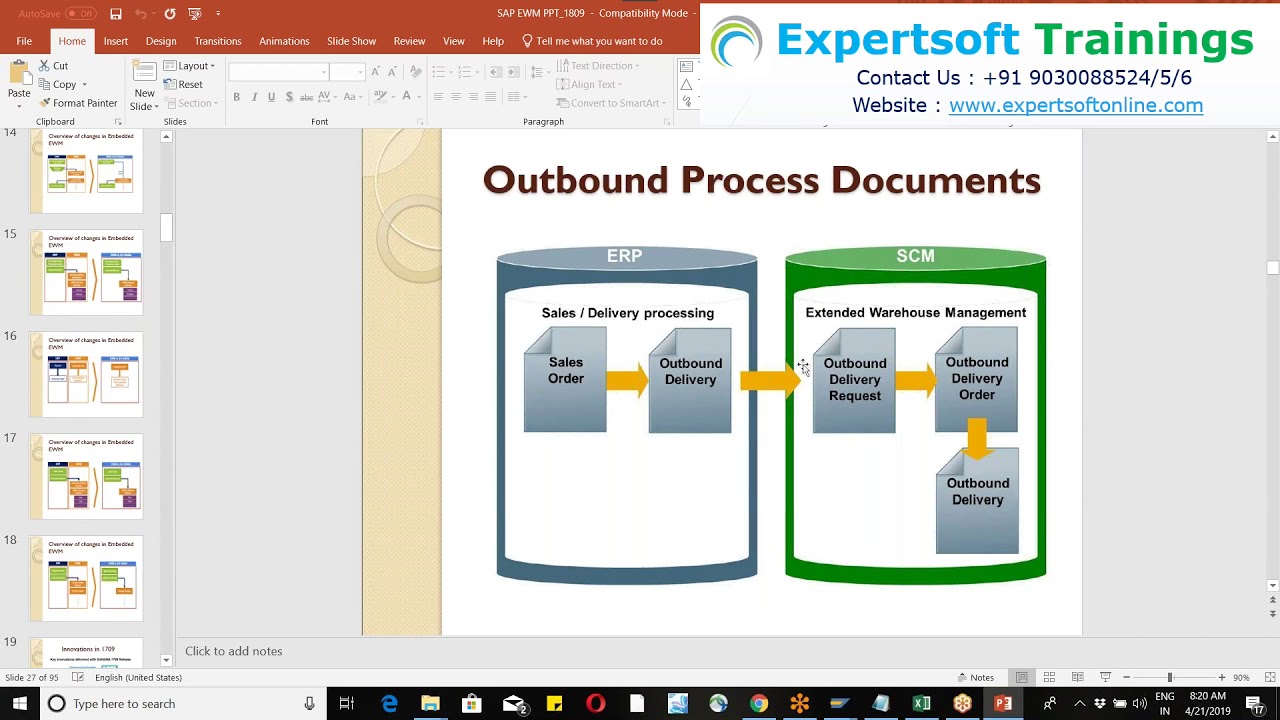 SAP S4HANA EWM 1809