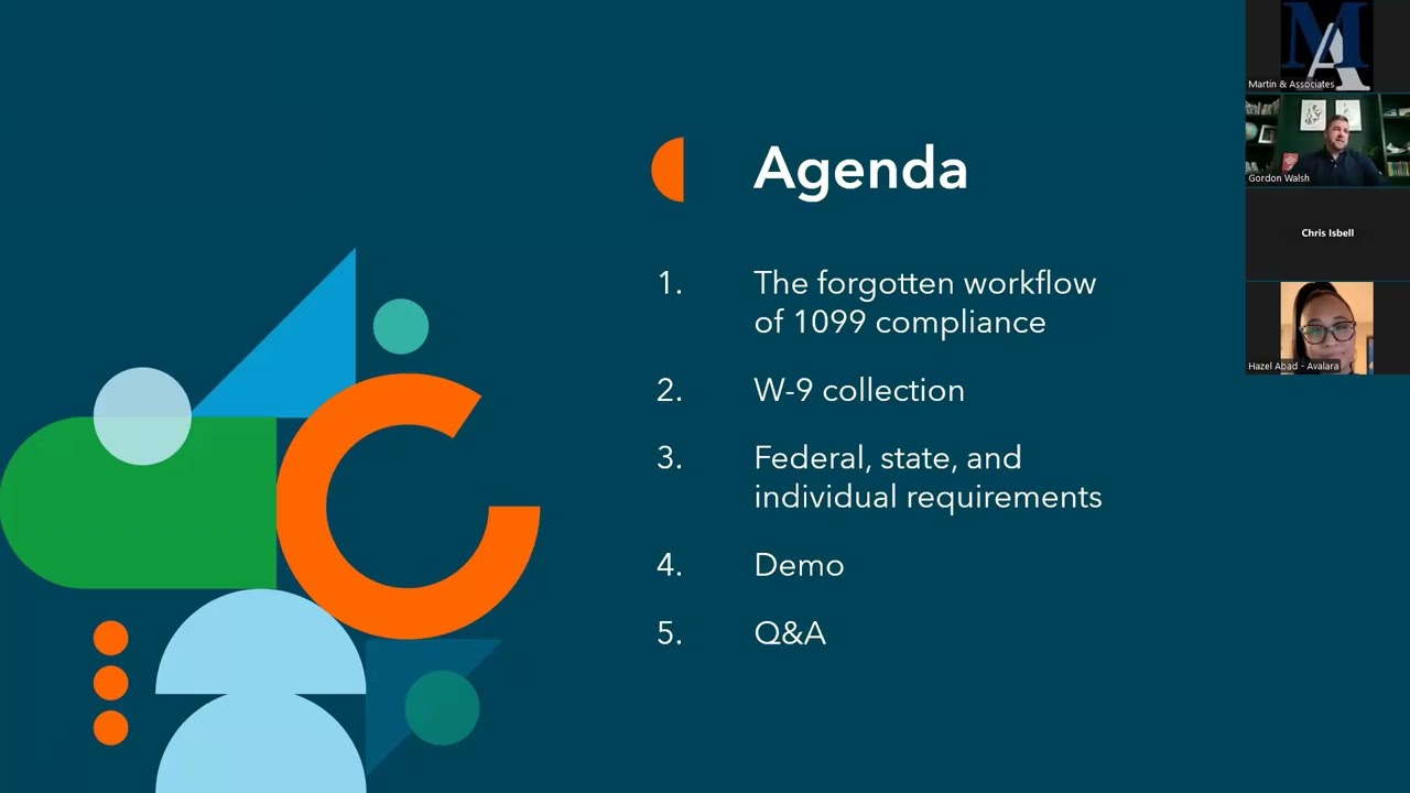 Avalara 1099 & W-9 Webinar