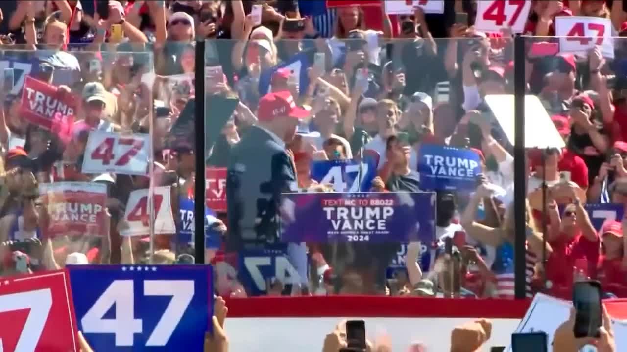 Trump appeals to women in return to North Carolina without Mark Robinson, a top in-state supporter