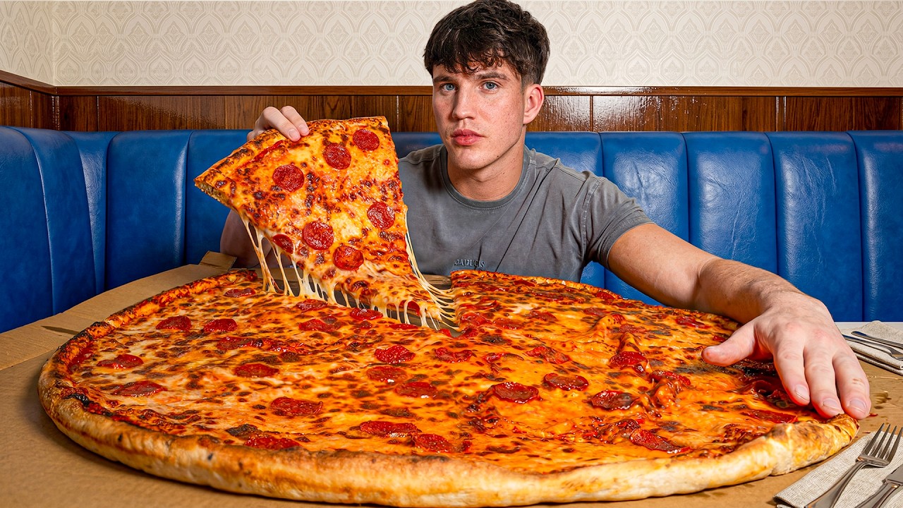 I Ate The Worlds Largest Pizza (12,000kcal)