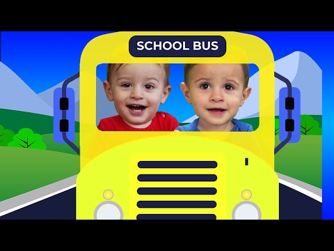 A busz kereke csak körbe forog 🚌 Gyerekdalok kicsiknek - Letsgomartin