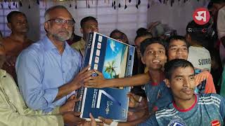 সগড়ায় জমজমাট ডে নাইট মিনি ফুটবল টুর্নামেন্টের ফাইনাল | Daily Sakalbela