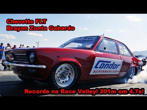 DA NASA!!! Chevette FLT - Brayan - Recorde na Race Valley: 201m em 4.7s!