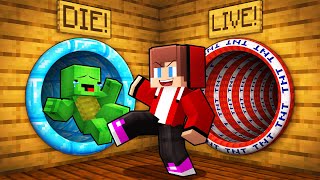 Download lagu Mikey and JJ Choose the Right Slide in Minecraft (Maizen) mp3
