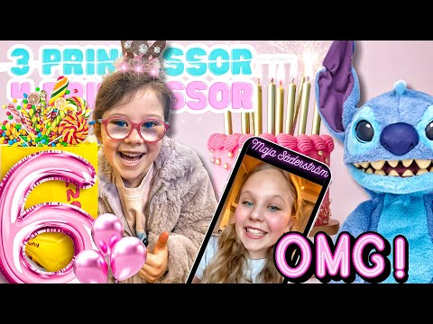 Lo fyller 6år🤩🎈🥳 - 3prinsessor VLOGG!