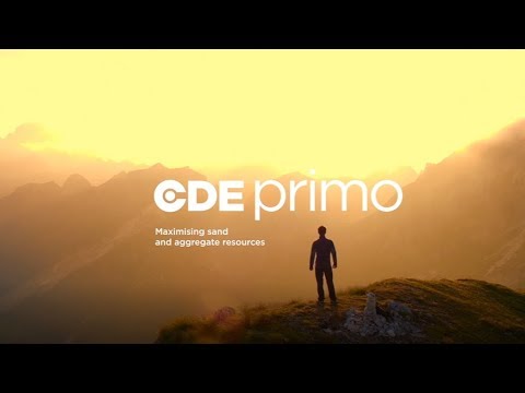 Introducing CDE Primo - Maximising Sand and Aggregates Resources