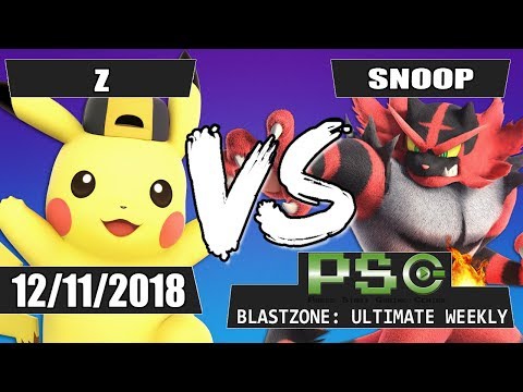 PSG Blastzone: Z (Pikachu/Simon Belmont) vs Snoop (Incineroar) - Losers Finals