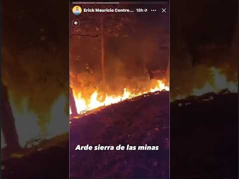 Incendio sierra de Las Minas, Gualan, Zacapa.
