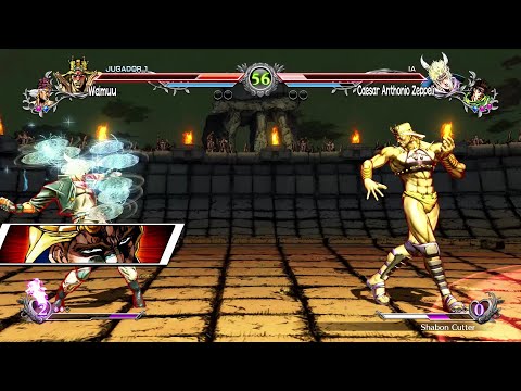 Wamuu vs Caesar JoJos Bizarre Adventure All Star Battle R