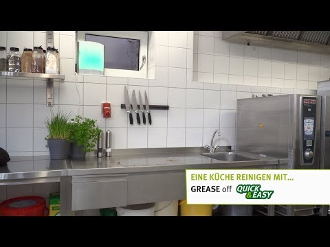 EINE KÜCHE REINIGEN MIT GREASE OFF QUICK&EASY (DE)