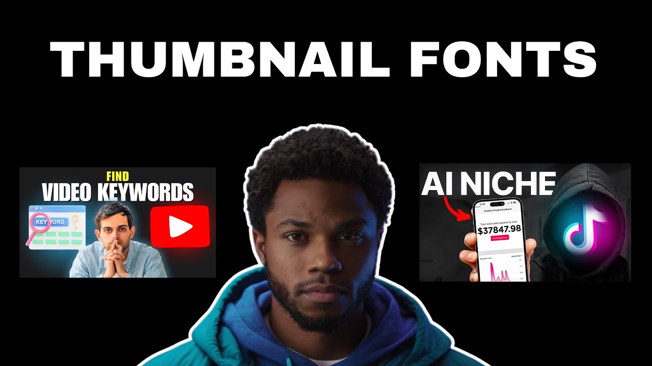 Thumbnail: Best Fonts for YouTube Thumbnails (Free &amp; Bold Picks!)