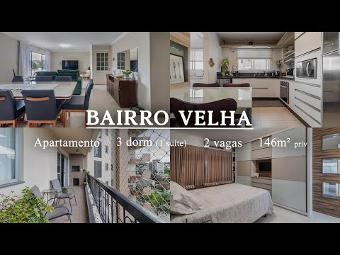 Apartamento · à venda · 3 quartos · 146m² · Velha, Blumenau