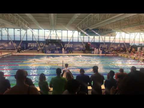 Nuoto master Regionali Lazio 2017 100 stile libero uomini ultima batteria