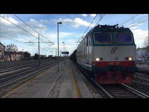 La SUPER-STROMBAZZATA PROLUNGATA della E652.127, in TRANSITO a Fano!