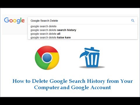 How to Delete Google Search History from Your Computer...