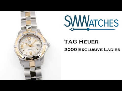 TAG Heuer 2000 Exclusive WN1353 Silver Dial 29mm - Solid 18k Gold WN1353.BD0342