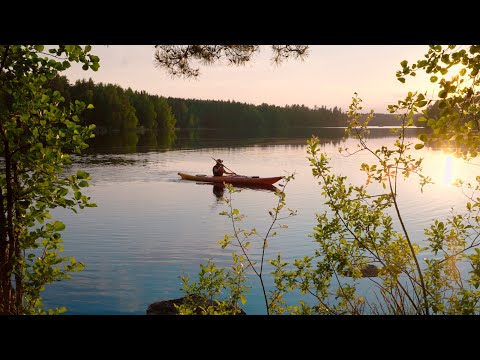 3 päivän helteinen (+30°C) melontaretki Kukkiajärvellä