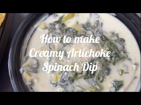 How to Make Artichoke Spinach Dip