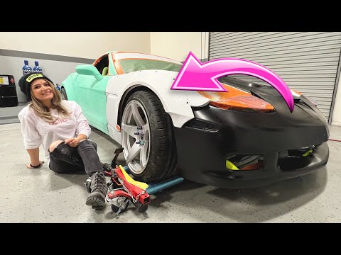 Finishing the Wide Body Install on the C6 Corvette!
