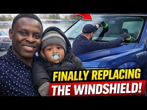 Finally Replacing the Windshield on Our New Truck!