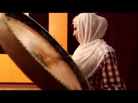 Iranian woman daf solo