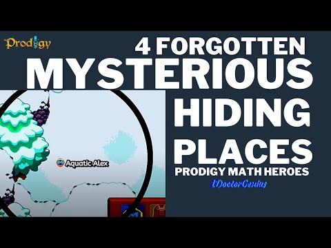 4 FORGOTTEN MYSTERIOUS New SECRET PLACES discovered in Prodigy Math Game:Prodigy Math Heroes